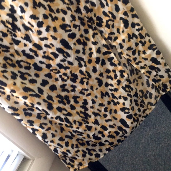 Chiffon leopard print skirt - Picture 3 of 3